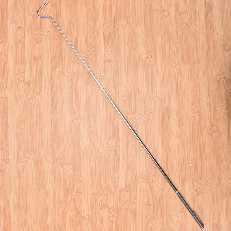 Штифтовый крючок Регулируемый телескопический крючок для захвата змей и рептилий из нержавеющей стали