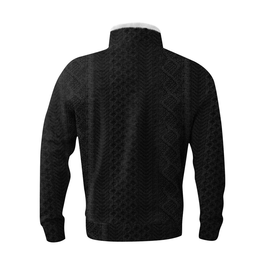 Spring And Autumn Men's Standing Collar Sweatshirt Is Outdoor Casual Sweaters Tops