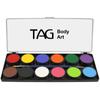TAG Face & Body Paint - Regular Palette 12 x 10 г, Tag Face Paint Palette Regular, 1 шт., 1 шт., regular, 12 шт. TAG Face &