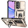 For Samsung Galaxy A16 5G Case Slide Camera Shockproof Armor Phone Case For Galaxy A16 A 16 Magnetic Ring Stand Back Cover