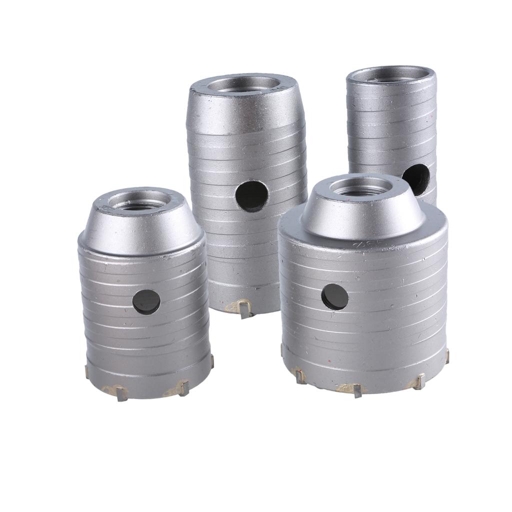 Набор кольцевых пил для сверления стен по бетону 30 40 50 65 мм (1-3/16"-2-9/16") Комплект кольцевых пил для каменной кладки для бетона, цемента, кирпича, камня