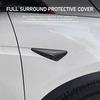 2Pcs Car Side Camera Protection Covers Kit Decoration Sticker Car Modification Accessories for Tesla Model 3 Highland Moel Y
