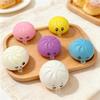 1pc Soft Decompression Squeeze Fidget Steamed Stuffed Bun Squishy Pinch  Relaxation Tool