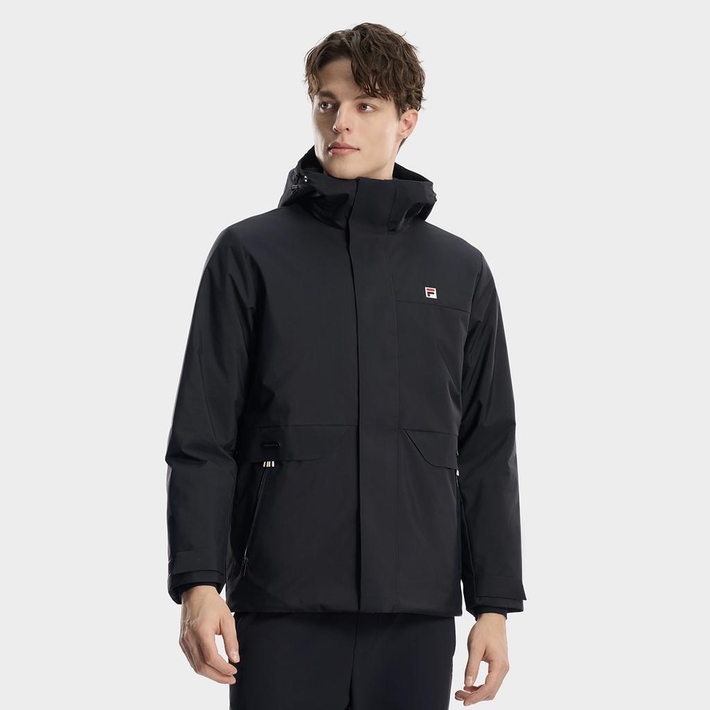 Fila Heritage Classic Простая Повседневная Удобная Теплая Хлопковая Куртка с Капюшоном Мужские куртки F11M618905F-NV