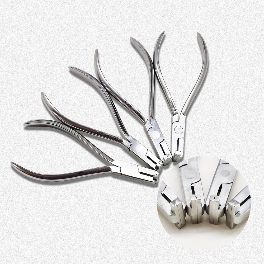 1 шт. Стоматологическая ортодонтическая проволока, ступенчатая форма, плоскогубцы, щипцы для изгиба проволоки, стоматологический лабораторный лабораторный инструмент