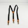 For Men Solid Color Strap Clip Suspenders Clips Hanging Pants Clip Adjustable Braces Tie Suspenders