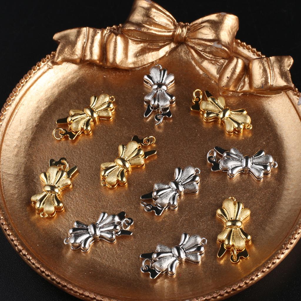 Застежки-банты для ожерелья, браслета, латунная пряжка в форме бабочки, крючки, разъем для DIY, аксессуары для изготовления ювелирных изделий