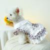 Dog Dress for Small Dogs Floral Girl Puppy Dress Breathable Cute Princess Doggie Dresses Spring Summer Pet Cat Clothes
