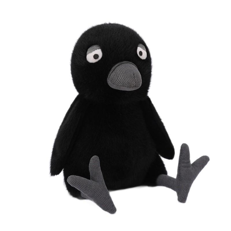 Halloween Raven Plush Toy With Soft Material For Holiday Gifts And Home Decor