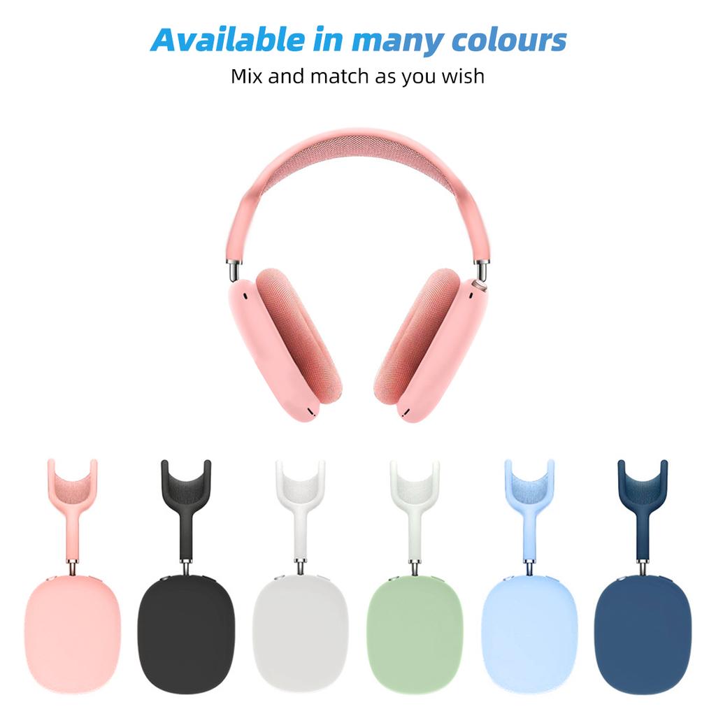 For Soft Anti-Shockproof Headband Cover For AirPods Max Silicone Headphones Protective Case Replacement Cover Earphone Accessories