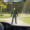 Vintage Acrylic Halloween Scary Character Car Hanging Ornament For Spooky Car Decor