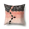 Ins Marble Polyester Pillowcase Car Decoration Home Printed Car Waist Cushion Pillowcase Pillowcase Car Decoration