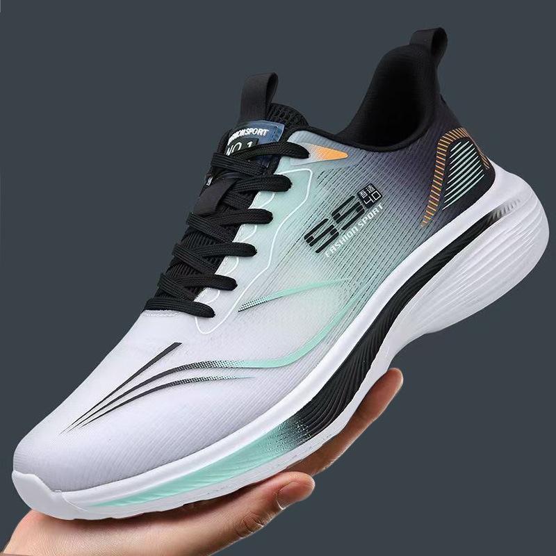 Men's and Women's Running Shoes Summer Versatile Soft Sole Lightweight Sports Shoes Fashion Color Matching Trend Breathable Casual Men's Shoes