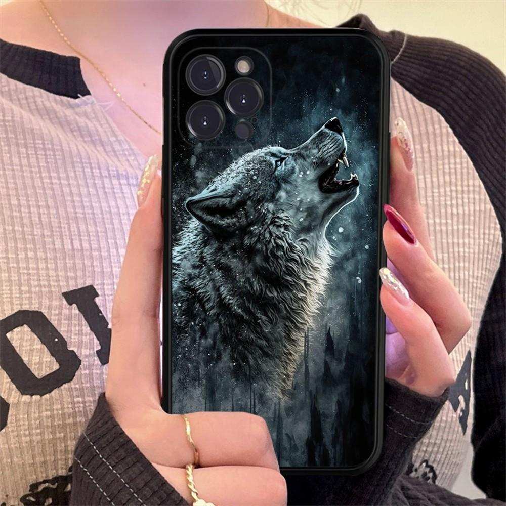 Чехол для телефона «Волк» для iPhone Samsung Galaxy Redmi Xiaomi Oppo OnePlus Note SA 7 8 9 10 11 12 13 14 20 21 22 23 53 54 Pro Max Plus Ultra TPU Soft