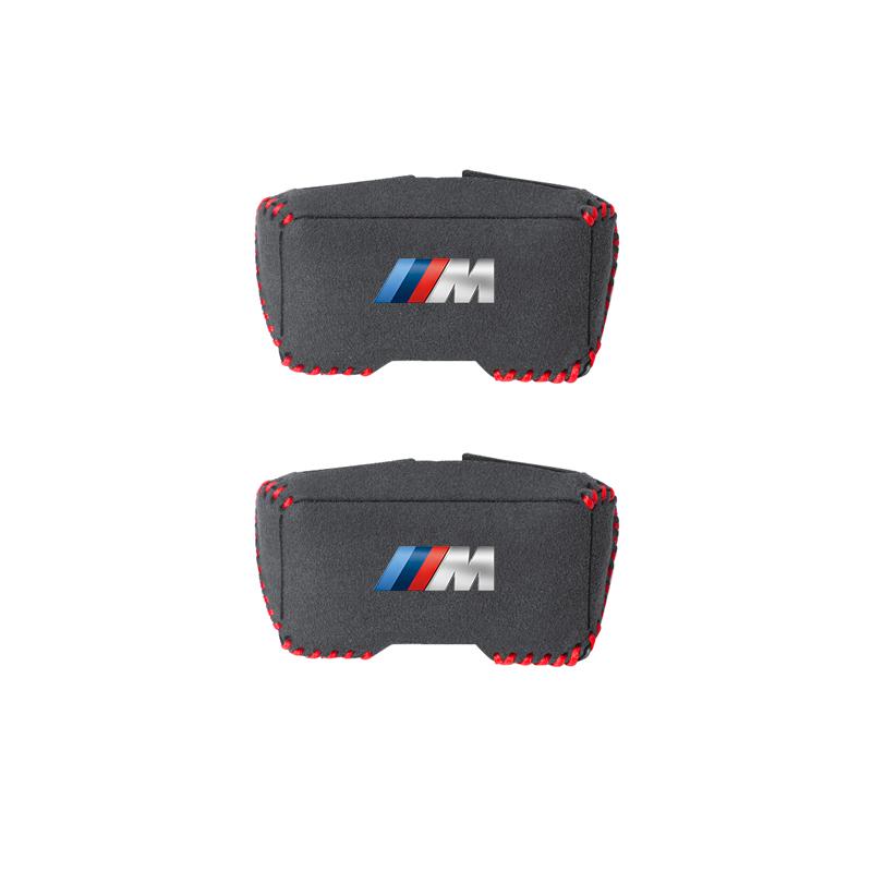 BBJL7 For BMW X1 X3 X4 X5 E39 M1 M2 M3 Sticker Safety Belt Buckle Cover for Anti-collision and Anti-scratch Protection Leather Cover