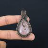 Rose Quartz Jewelry, 999 Copper Wire Wrapped Pendant Handmade Gemstone Jewelry, Gifts For Wife Brand New Pendant