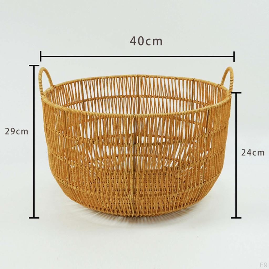 Корзина из искусственного ротанга, корзина для хранения игрушек, одежда для стирки