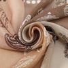 Luxury 90x90cm Square Scarf for Women Silk Feeling Shawl Satin Hijab Fashion Wraps Hair Bands Ribbon Headband Female Bandana