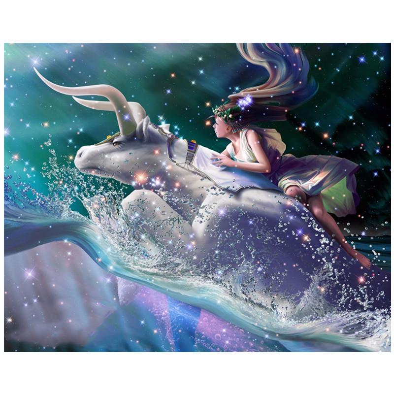 Полный 5D алмазная живопись Двенадцать созвездий DIY Алмазная вышивка Алмазная мозаика Наборы для вышивки крестом Домашний Декор Подарок