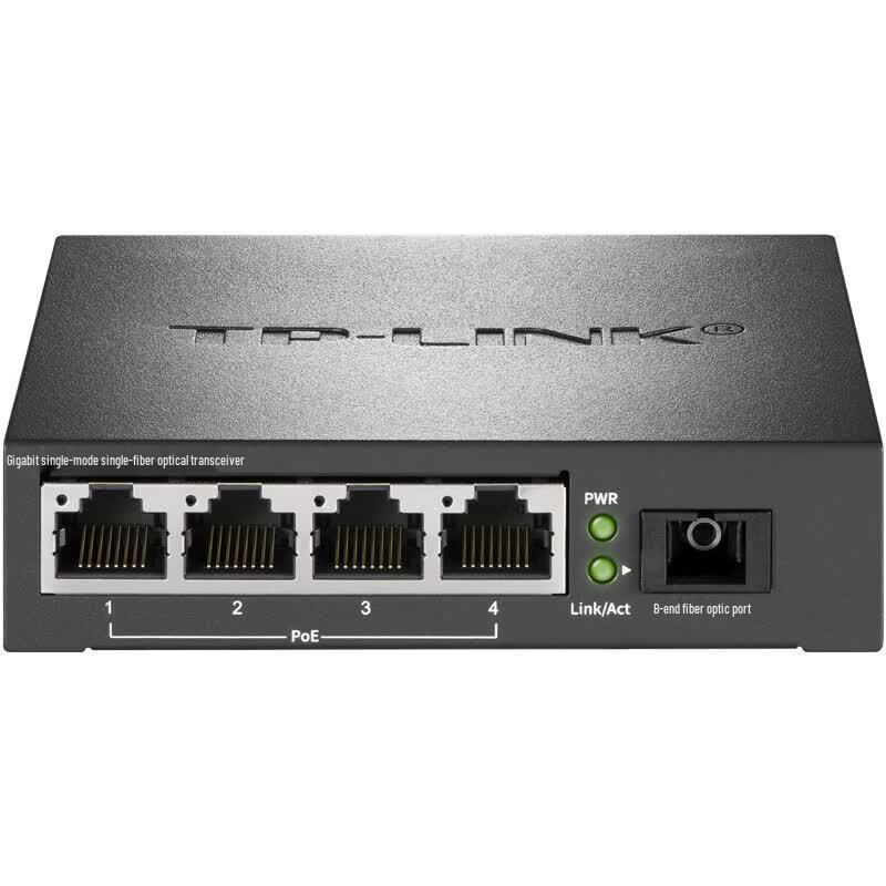 TP-LINK Gigabit PoE Fiber Media Converter