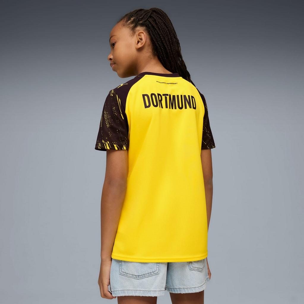 Puma BVB HOME JERSEY REPLICA JR boys' jersey yellow 78009401 size 164