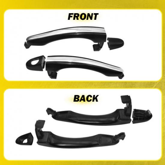 Exterior Outer 2X Door Ouside For Handle Hyundai Azera Front 2006-2011 LH&RH