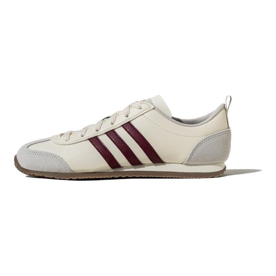 adidas VS JOG 2.0 Износостойкие Низкие Повседневные Кроссовки Унисекс Бело-красные JS4463