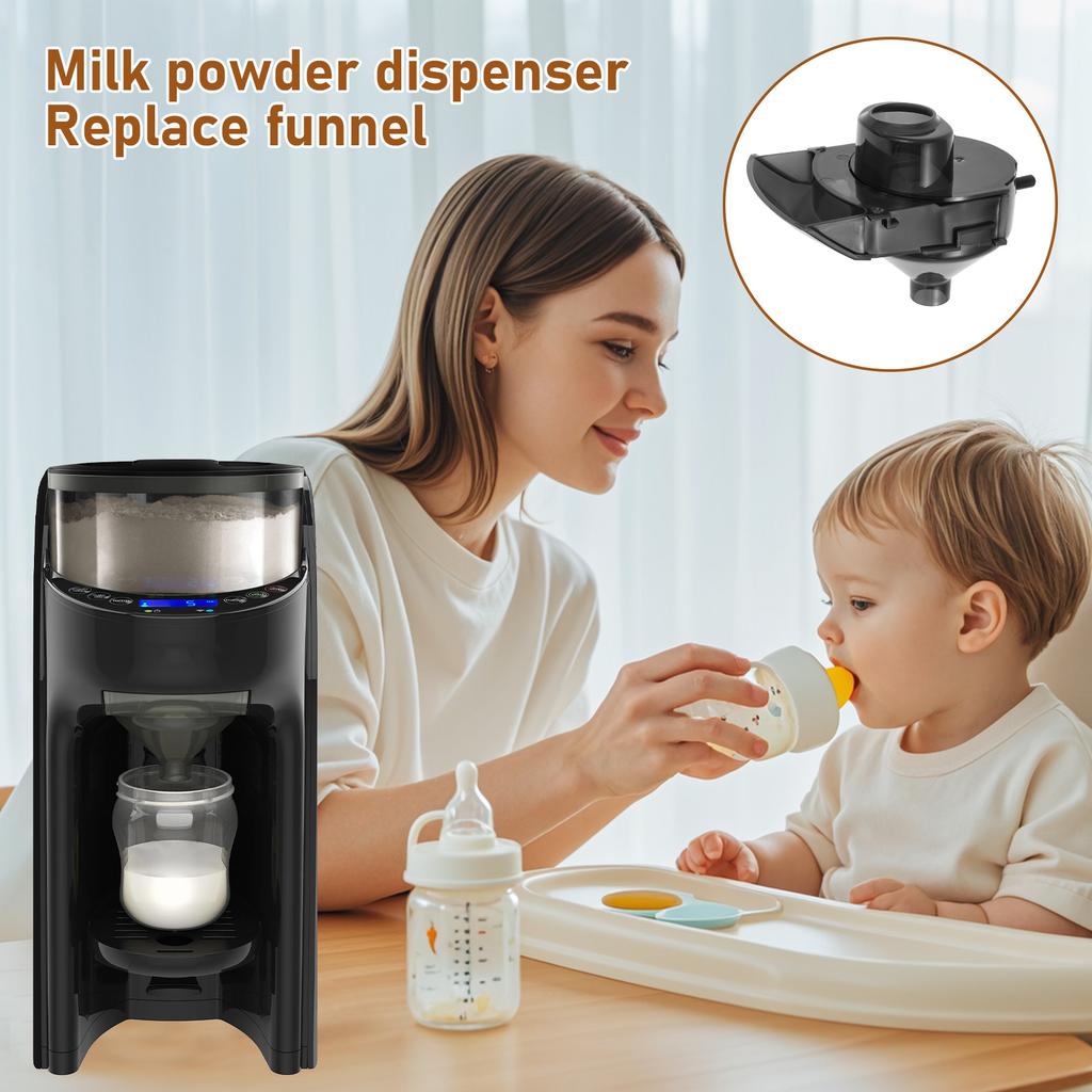 2 шт. Пластиковая воронка-дозатор для детского молочного порошка, безопасная для посудомоечной машины, воронка-дозатор для молочного порошка с крышкой для Pro Advanced и дома