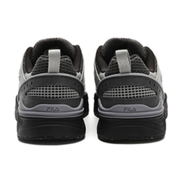 FILA SLAM Textile, Synthetic Leather Cushioning Abrasion Resistant Support Low top Casual Shoes Women's Black F12W341208FDA