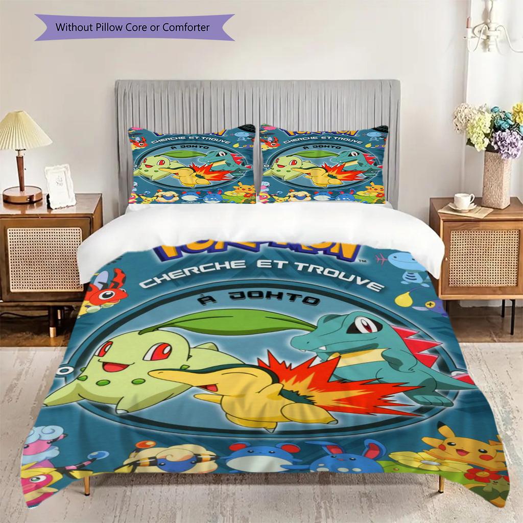 Evolutionary Eeveelutions Pokmon Collage Bedding 1 Duvet Cover 2 Pillowcase Without Core Christmas Birthday Gift