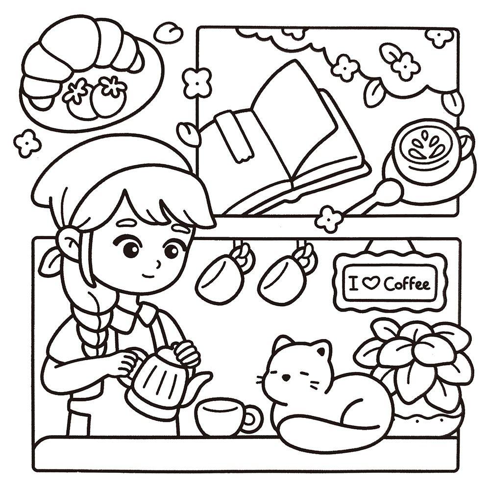 Educational Graffiti Painting Book Stress Relief Doodles Book  for Adults And Teens