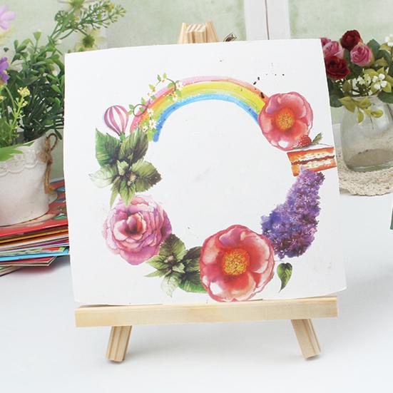 1 шт./6 шт., портативный деревянный штатив, мольберт с регулируемым наклоном, легкая складная стойка для рисования для начинающих, стойка для рисования эскизов