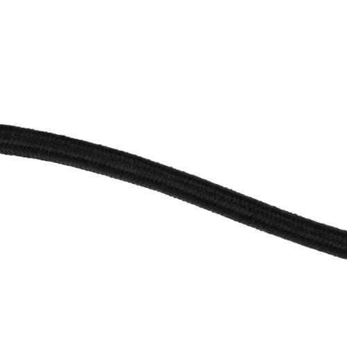 SK11 (SK11) Rubber Rope J-hook On Both Ends Round Rubber Type 10mm X 90cm SKG-R1090BK