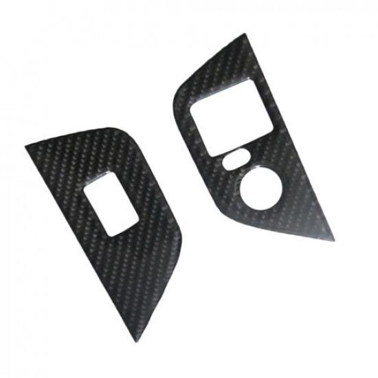 2Pcs Carbon Fiber Interior Front Window Console Cover For BMW Z4 E85 2003-2008
