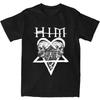 Him Band Ville Valo Heartagram Любовь Металл Футболка Летний Уличный Стиль Футболки Модная Футболка для Унисекс Женщин Футболки с Коротким Рукавом