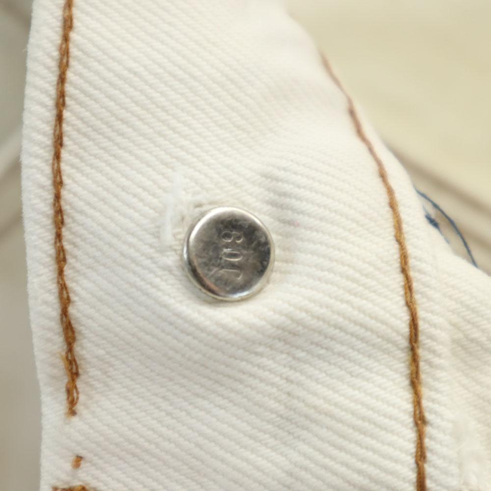 Levi's 90-е 636 Silver Tab Старые зауженные джинсы белый Мужские Б/У