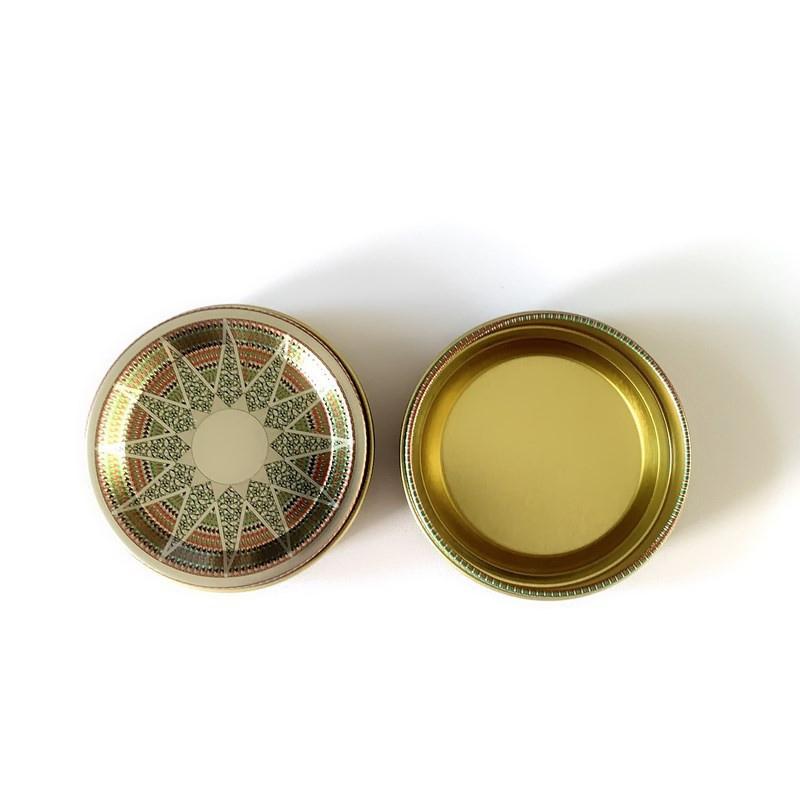 Жестяная коробка с шафраном для упаковки 1 г шафрана Жестяная коробка с окном из ПВХ