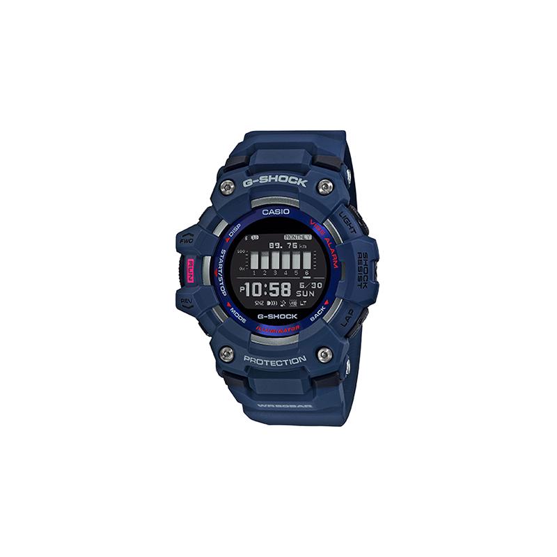 Casio G-SHOCK Series Fashionable Outdoor Bluetooth Smart LCD Display Sports Waterproof Quartz Movement Japanese and Korean Watch Men's GBD-100-2PRD