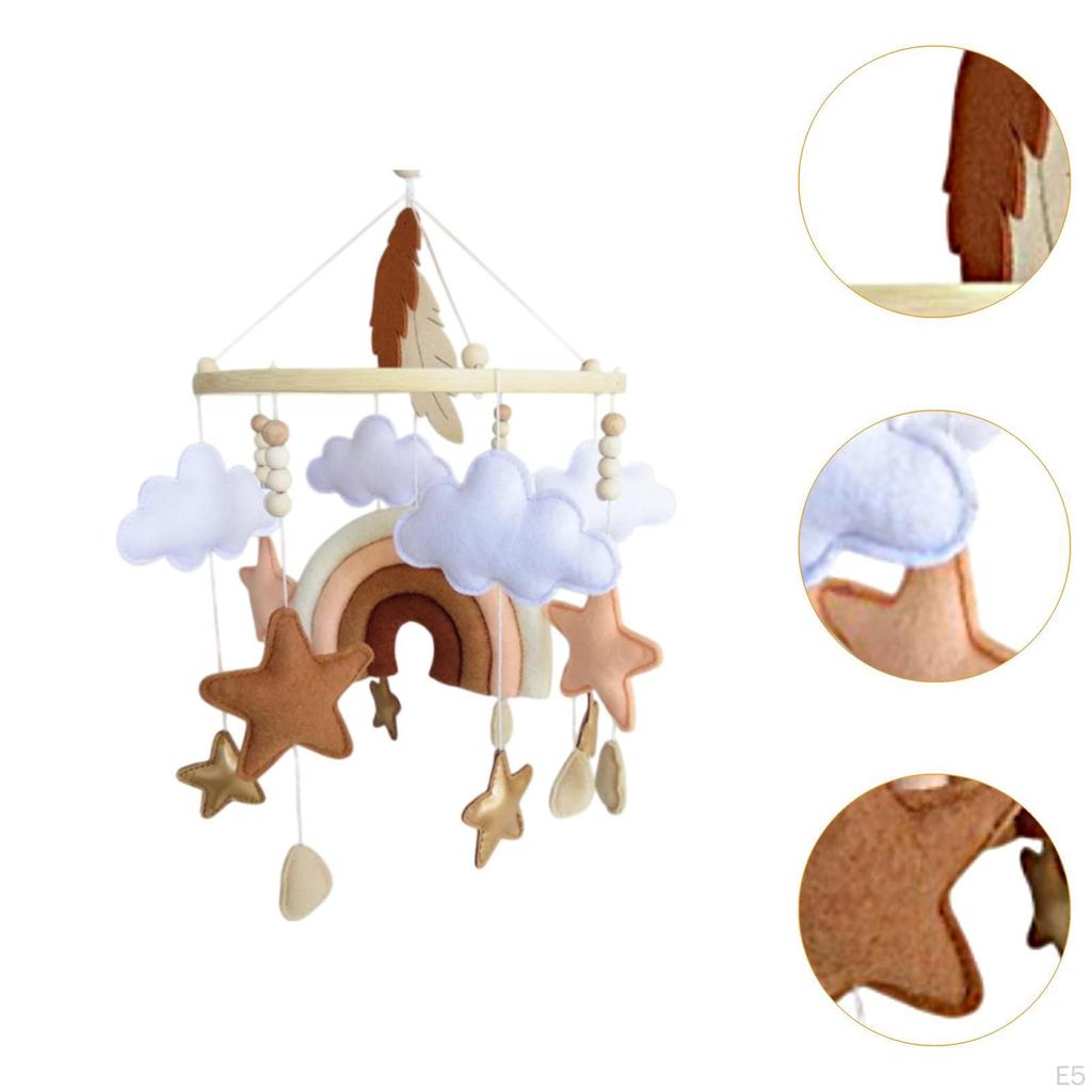 Baby Bed Mobile Cradle, Bell, Bedroom Decor, Nursery Hanging Toy