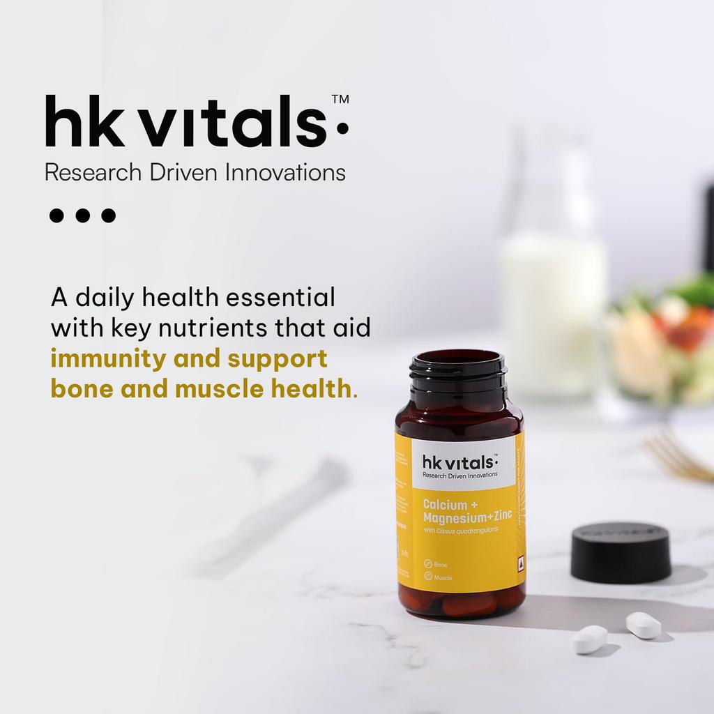 Hk vitals Кальций Магний и Цинк, 90 Таблеток