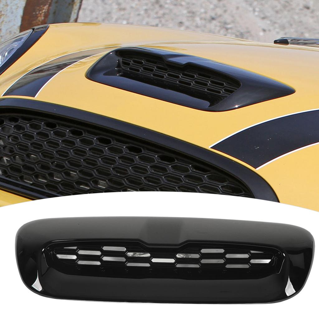 2PCS Front Engine Hood Vent Trim Bright Black Air Outlet Cover Replacement For BMW Mini Cooper S R56 R55 R57 R58 R59 Engine Trim