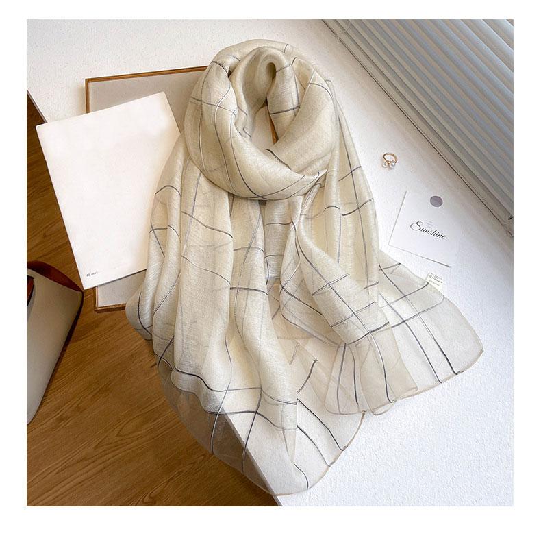 2025 Однотонный шарф из шелка и шерсти женский хиджаб пашмина шали и накидки Роскошный бренд Фуляр Бандана Буфанда Одеяло Шарфы