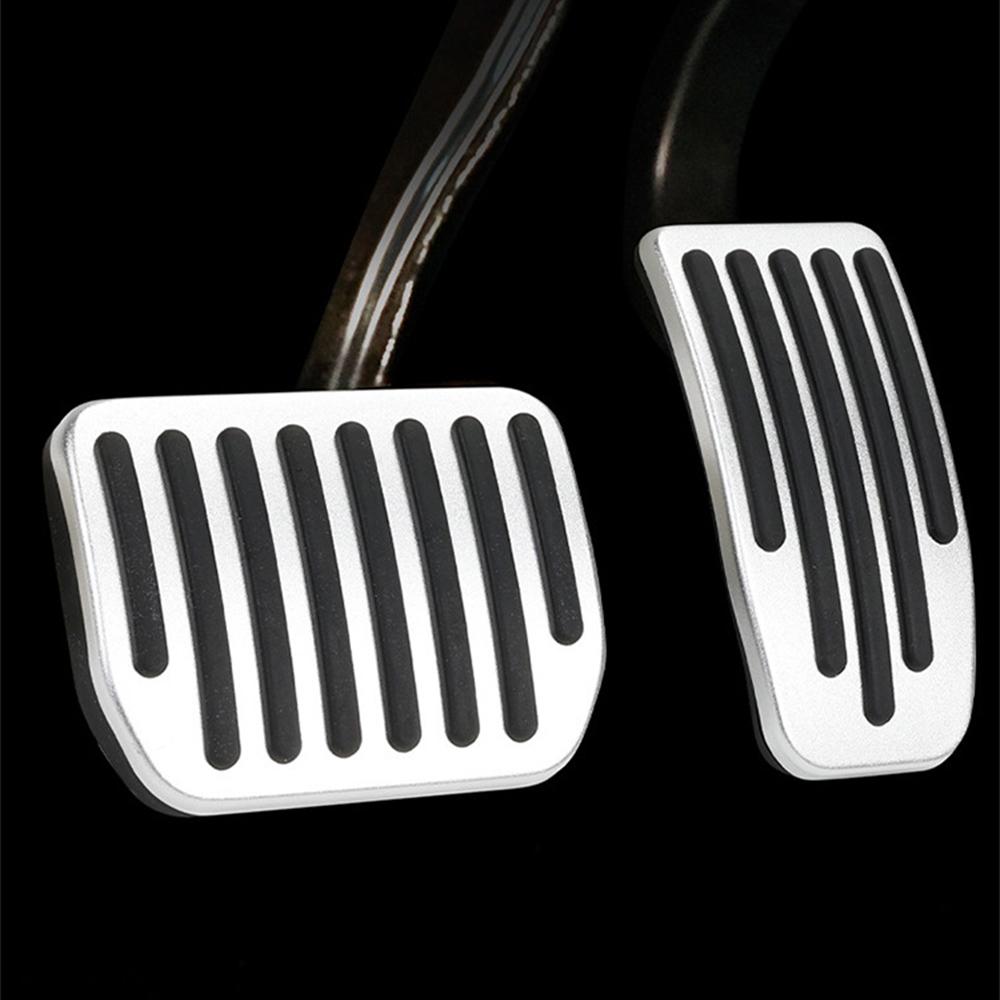 Для Tesla Model 3Y Детали интерьера из алюминиевого сплава Педаль тормоза и газа Накладки на педали автомобиля 2 шт./компл. Педаль тормоза, газа и отдыха