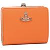 Bifold Wallet Saffiano Clasp Orange Ladies 51010020 L001N F401 [Vivienne Westwood] [Item]