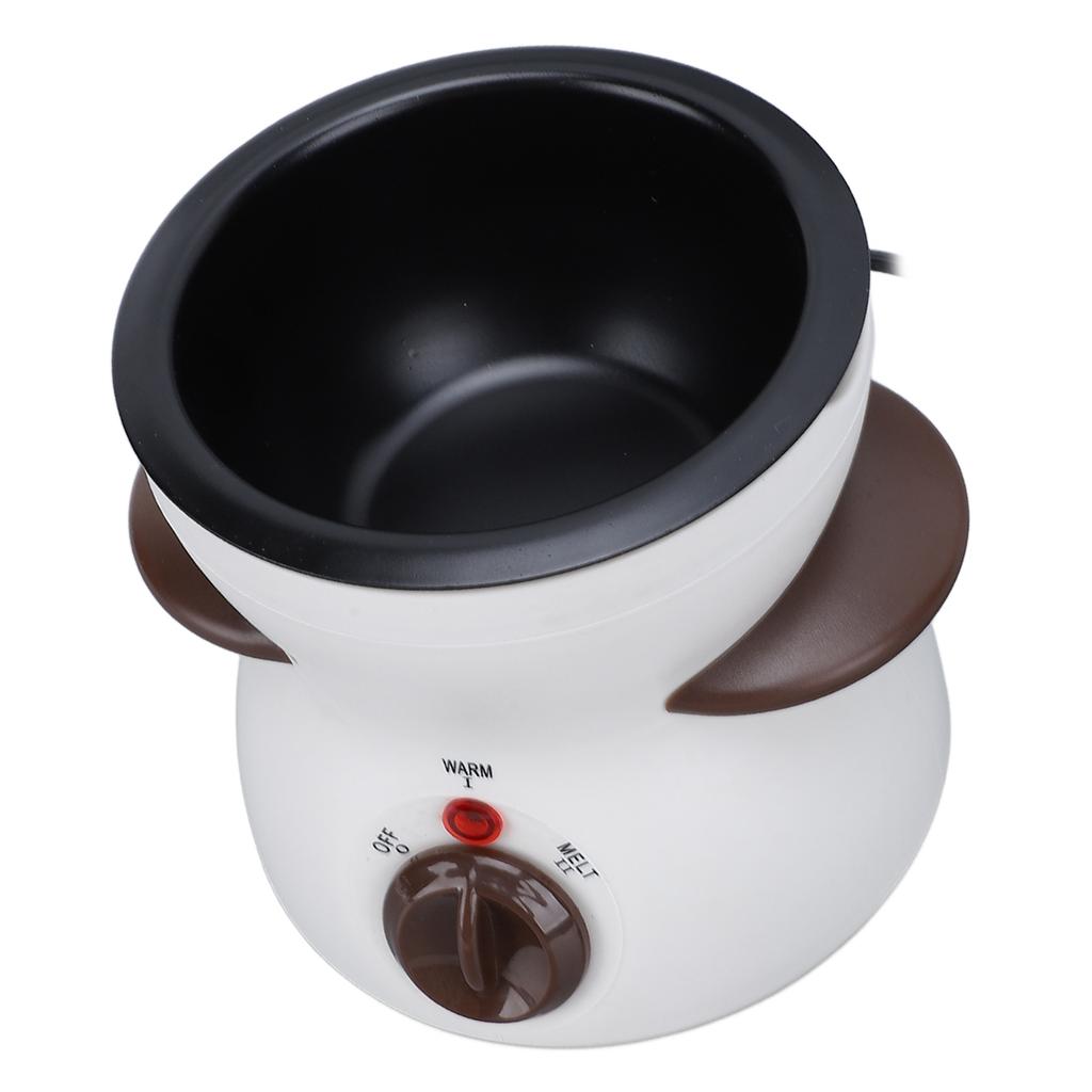 Электрический мини-фондюшник с 10 вилками для макания, шоколадный фондюшник, маленькая кастрюля для плавления шоколада