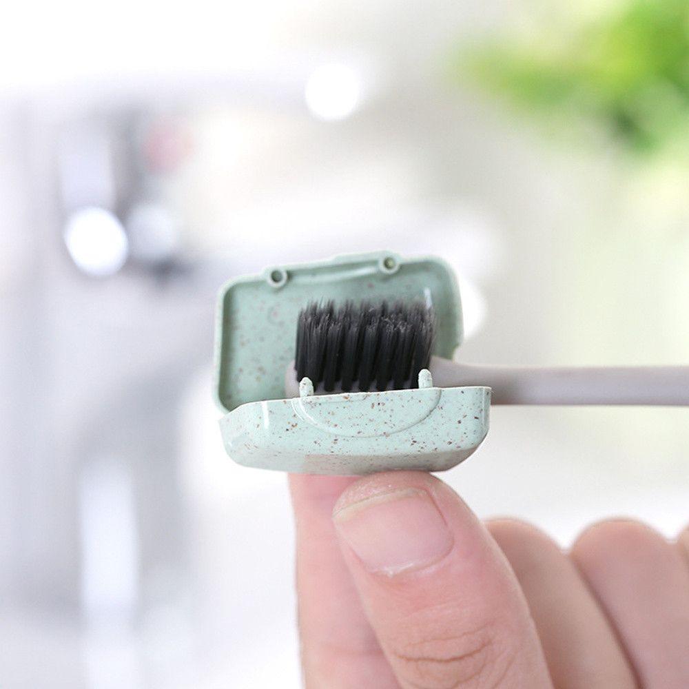 Portable Dustproof Travel Holder Bathroom Toothbrush Cover Brush Cap Toothbrush Head Storage Box