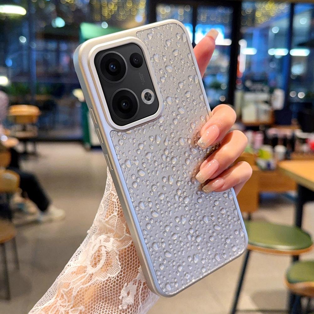 Для Oppo Reno13 5G (Глобальный) Креативный чехол-накладка с каплями дождя для телефона