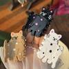 Acetic Acid Acetate Cat Hair Claw Bow Animal Hair Clip Fashion Chick Shark Clip  Friends