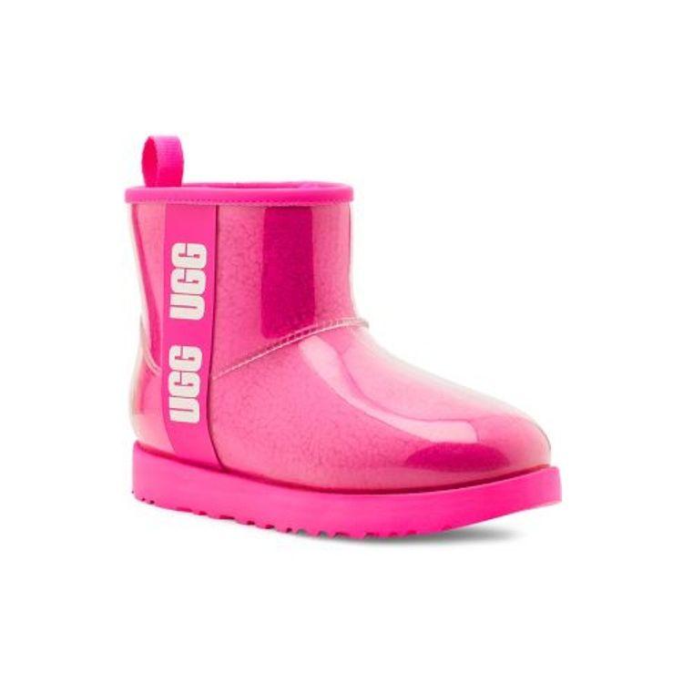 UGG Классические прозрачные мини кроссовки для женщин с питайей розово-белые 1113190-DFRT