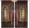 Средневековые стильные шторы для часовни, украшение гостиной, дворцовые шторы для кухни, современные шторы для дома